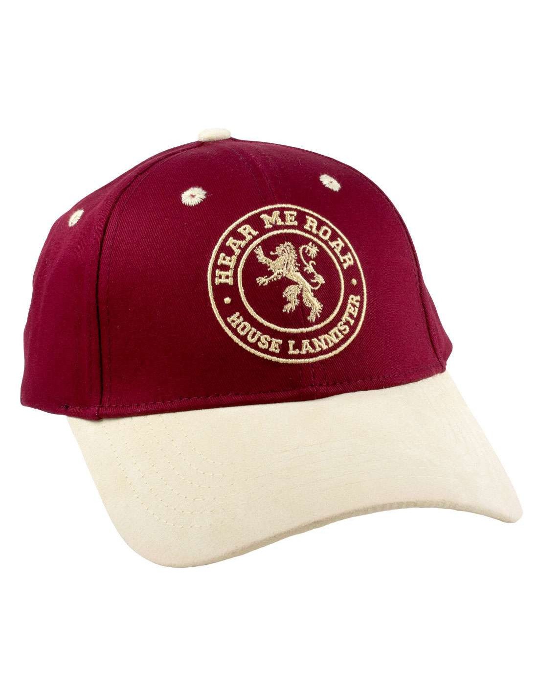 Game of Thrones - Lannister Logo Burgundy Baseball Cap - flash vidéo