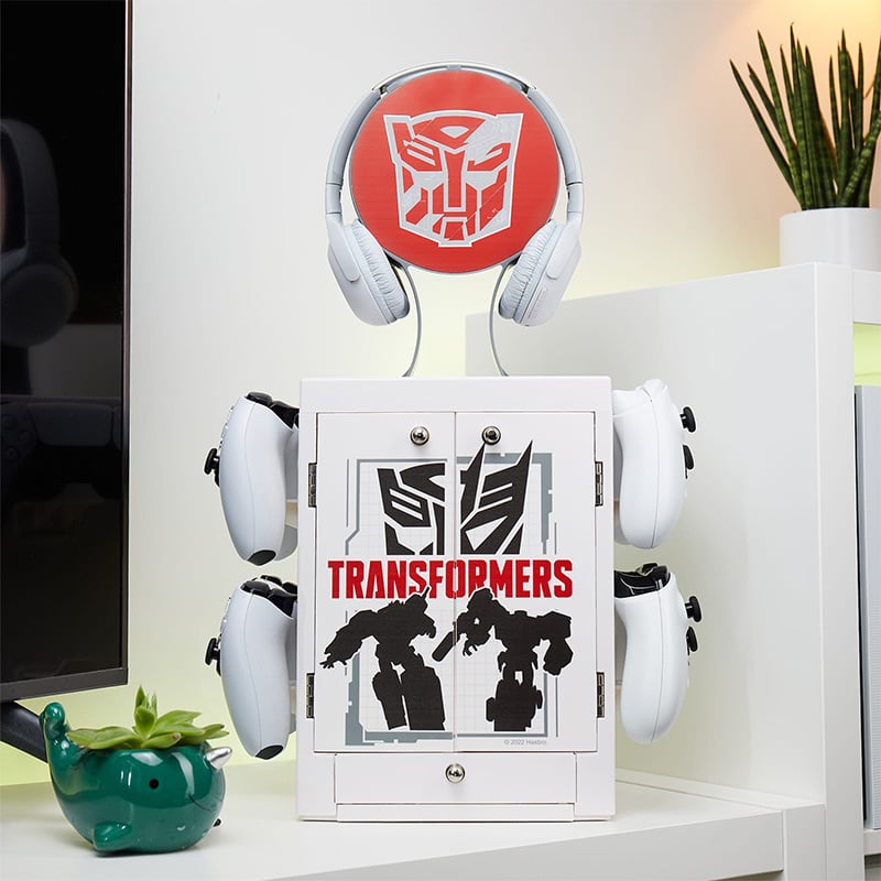 Numskull - Meuble de rangement inspiré de Transformers pour gamer - flash vidéo