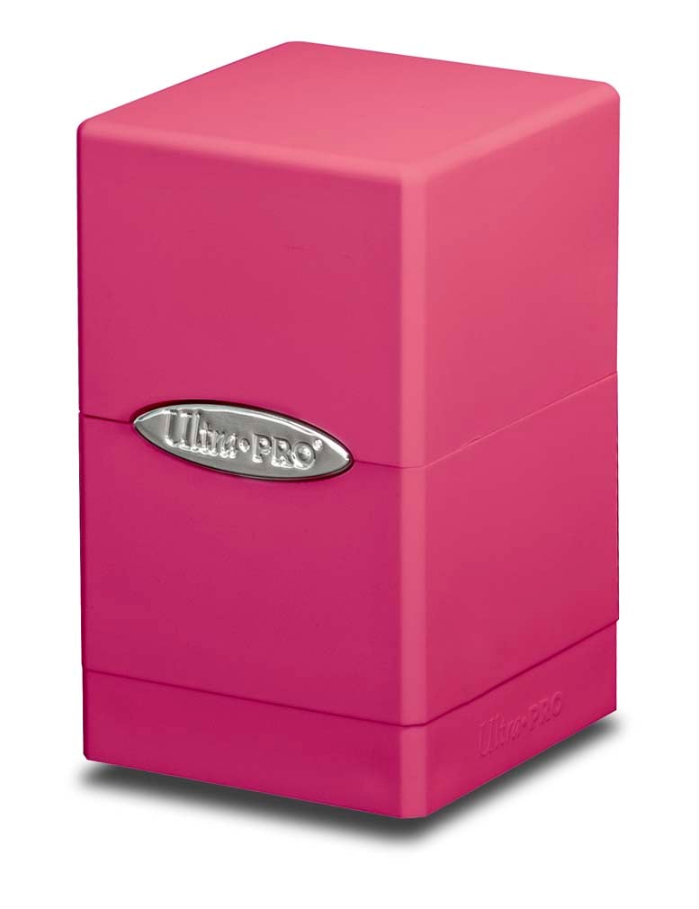 Ultra Pro - Deck Box Tour en Satin - Rose Vif - flash vidéo