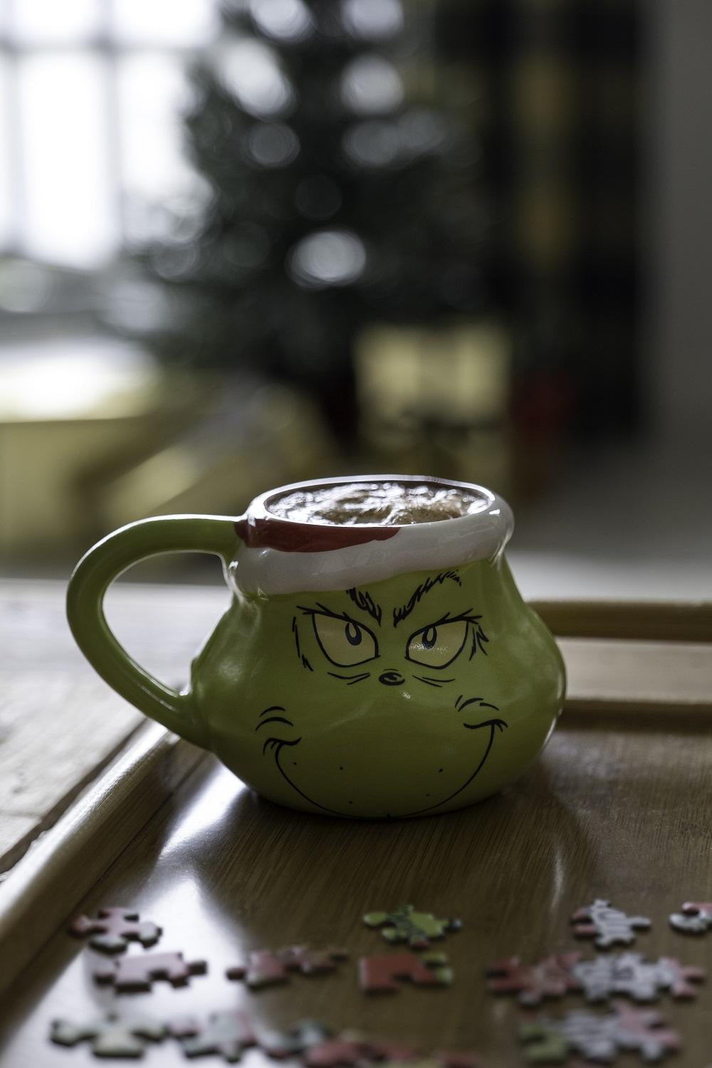 Le Grinch - Coffret Puzzle 100 Pièces + Mug 3D 250ml - flash vidéo