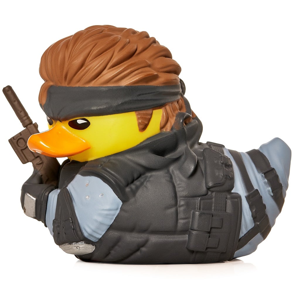 Numskull - Mini TUBBZ Canard de bain - Metal Gear Solid - Solid Snake (Édition baignoire) - 8cm - flash vidéo