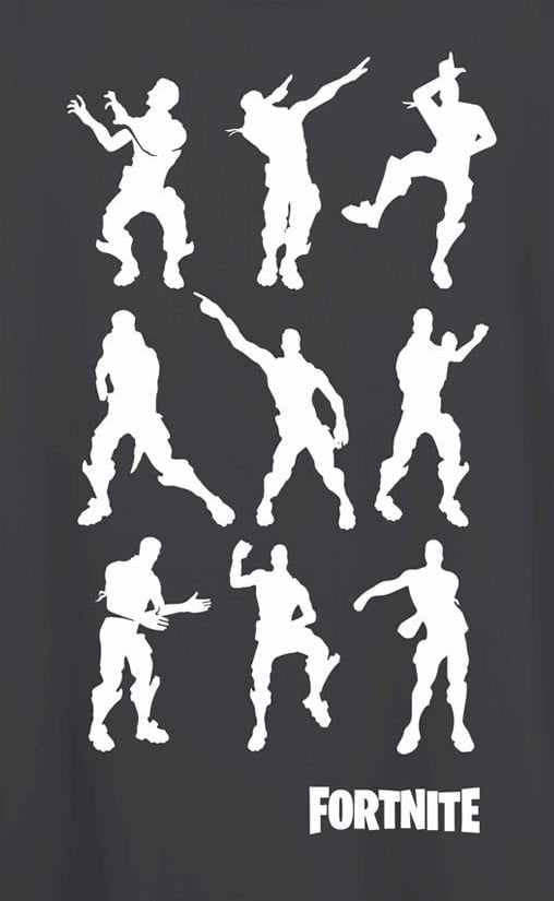 Fortnite - Black Fresh Dance T-Shirt M - flash vidéo
