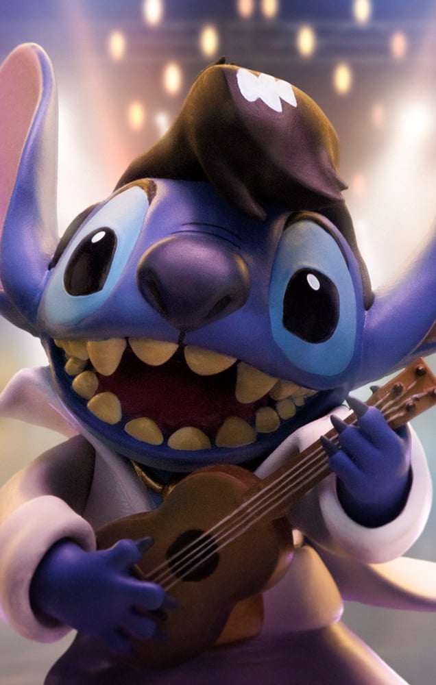 Iron Studios - Art Scale 1/10 - Disney Classics - Stitch Elvis Statue 17cm - flash vidéo