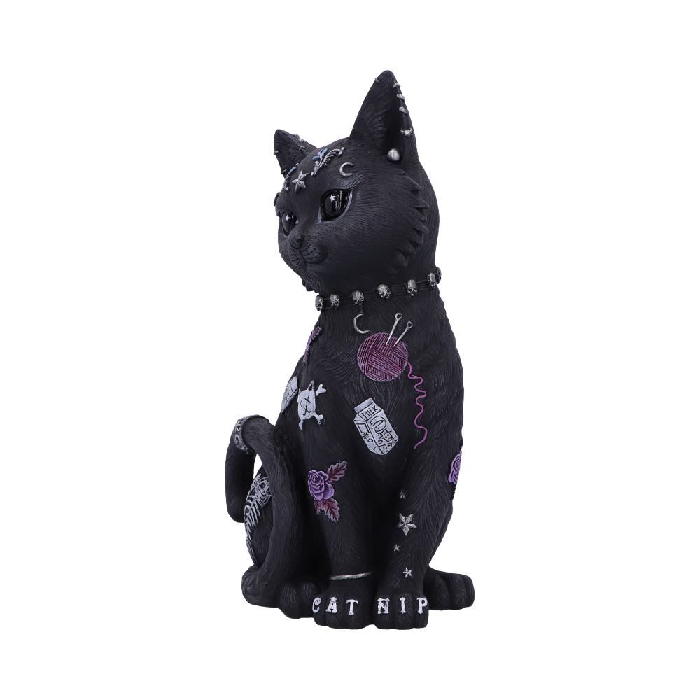 Figurine de Chat "Bad to the Bone" 22cm - flash vidéo