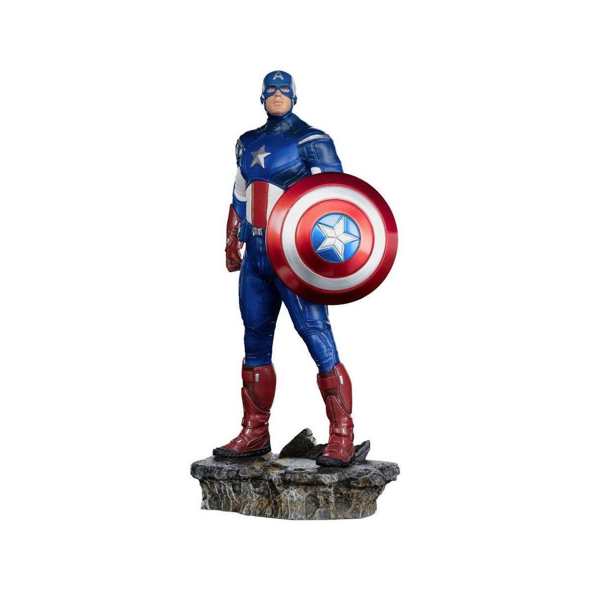 Iron Studios - BDS Arts Scale 1/10 - Marvel - Avengers: The Infinity Saga - Captain America (Battle of New-York) Statue 23cm - flash vidéo