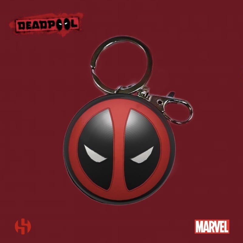 Marvel - Porte-Clefs Logo Deapool en Métal - flash vidéo