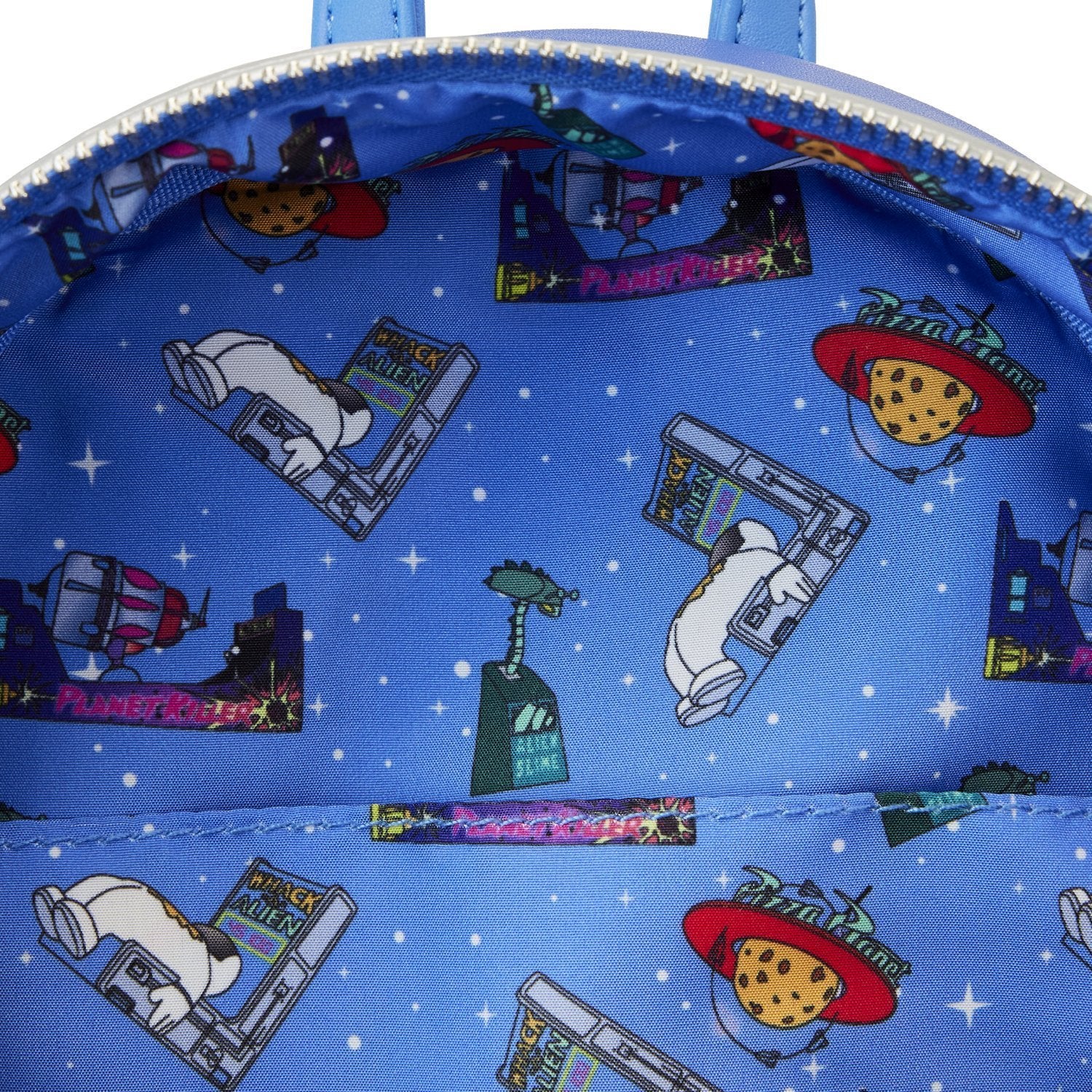 Loungefly: Pixar Toy Story - Pizza Planet Space Entry Mini Backpack - flash vidéo
