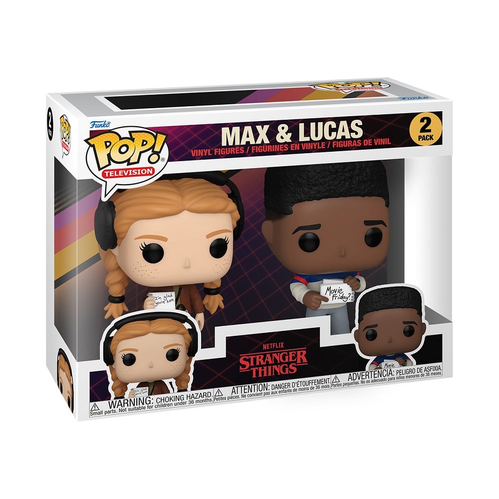 Funko Pop! 2-Pack: Stranger Things - Max & Lucas - flash vidéo
