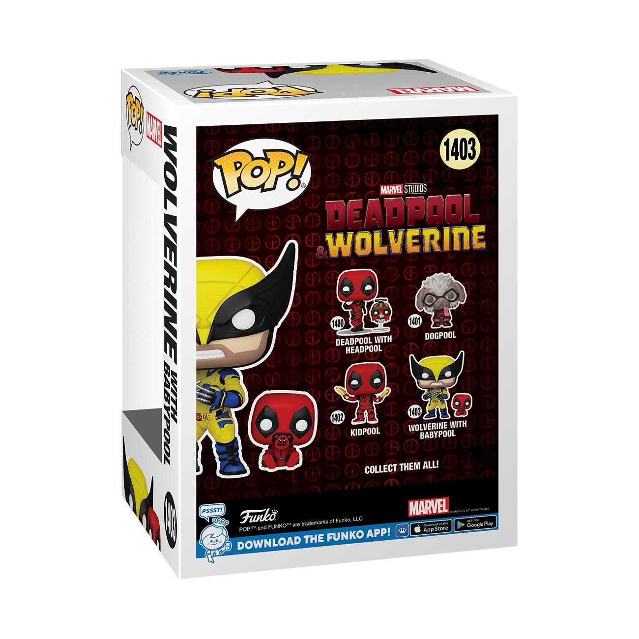 Funko Pop! Marvel: Deadpool 3 - Wolverine with Babypool - flash vidéo