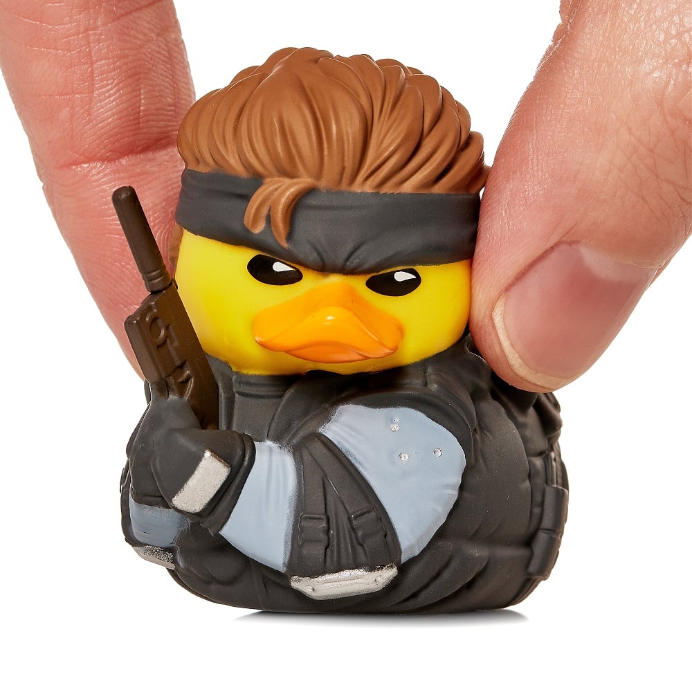 Numskull - Mini TUBBZ Canard de bain - Metal Gear Solid - Solid Snake (Édition baignoire) - 8cm - flash vidéo