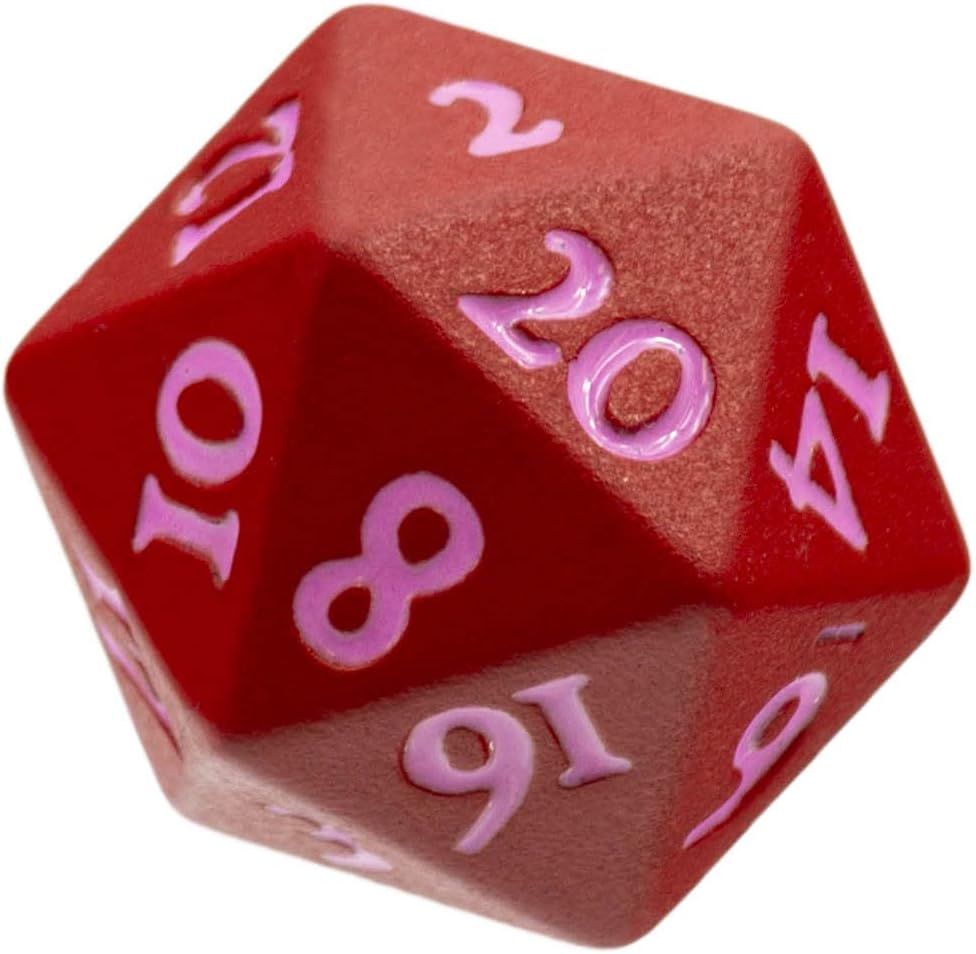 Ultra Pro - Vivid Heavy Metal D20 : Rouge - flash vidéo