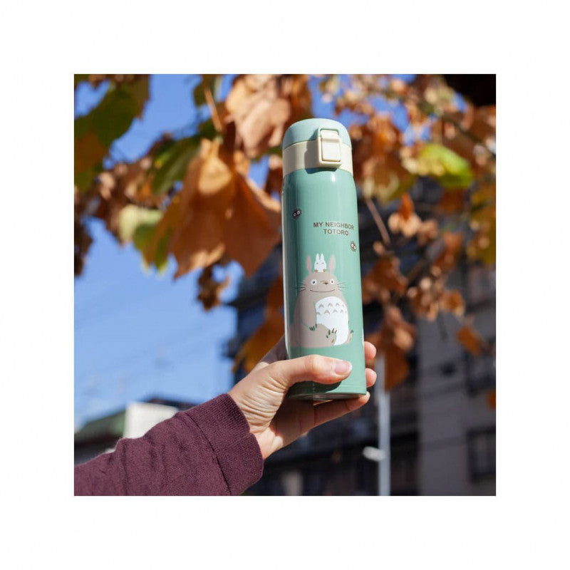 Ghibli - Mon voisin Totoro - Bouteille Thermos Vert Pâle Mat 480ml - flash vidéo