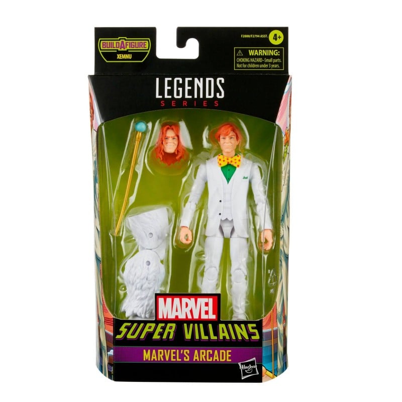 Marvel Legends Series - Build-A-Figure Série Xemnu - Marvel Super Villains Figurine d'action de Marvel's Arcade 15cm - flash vidéo