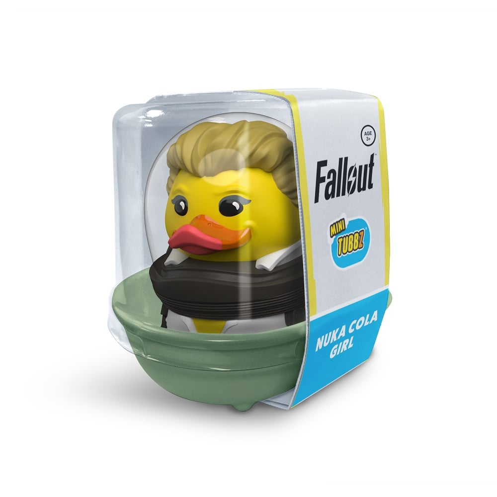 Numskull - Mini TUBBZ Canard de bain - Fallout - Nuka Cola Girl (Édition baignoire) - 8cm - flash vidéo