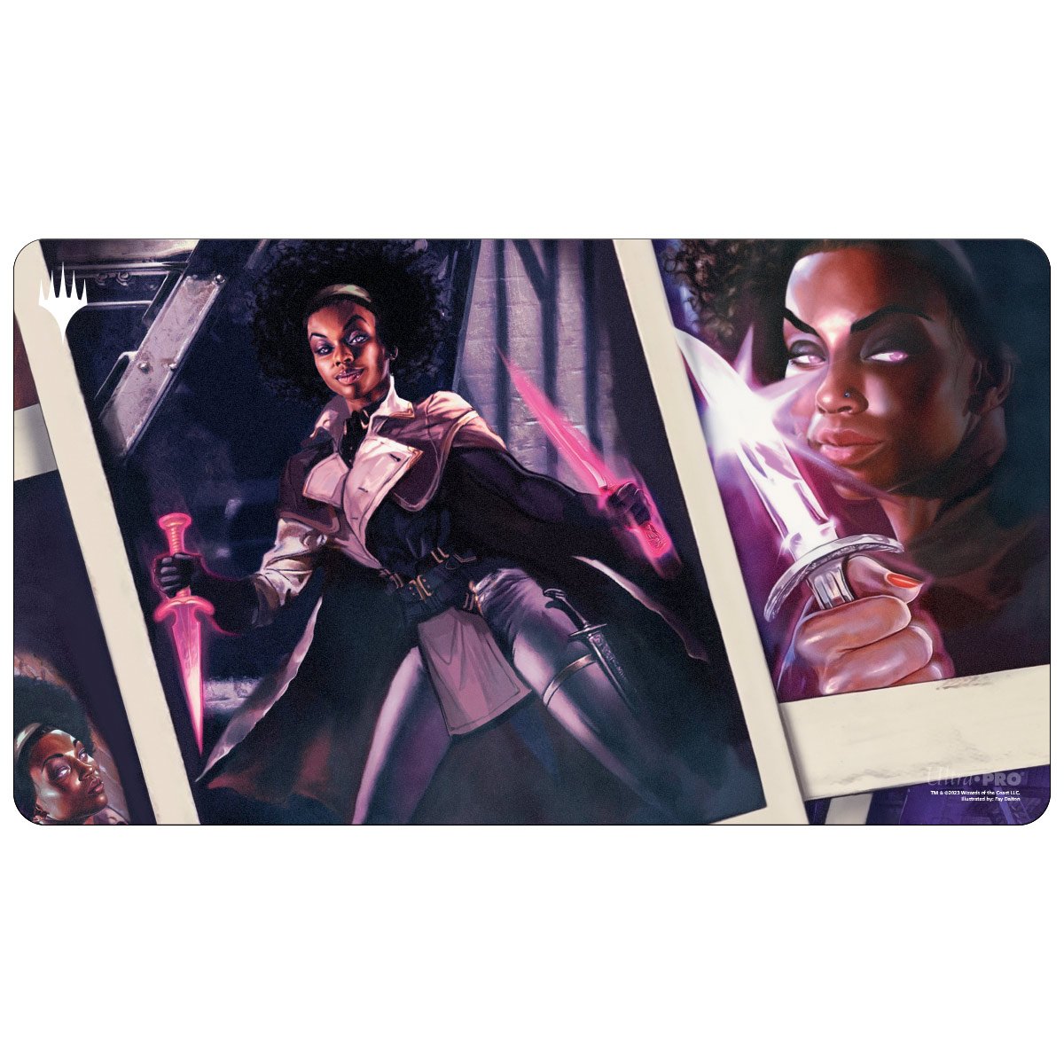 Ultra Pro - Magic: The Gathering - Murders at Karlov Manor - Tapis de jeu Kaya, la justice des esprits (60 x 34 cm) - flash vidéo