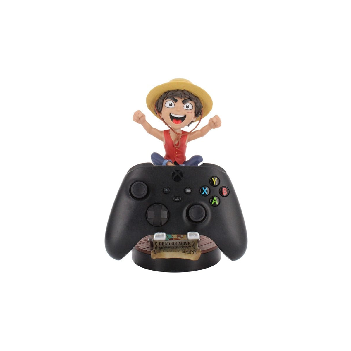 Cable Guys R.E.S.T - One Piece - Luffy 'Wanted Poster' Support pour Téléphone et Manette - flash vidéo