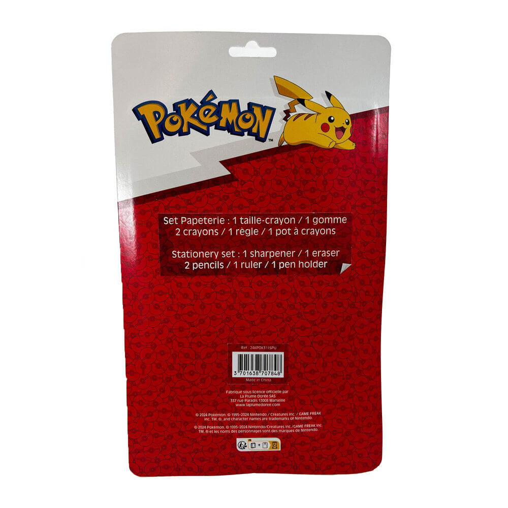 Pokémon - Set papeterie 6 pièces - flash vidéo