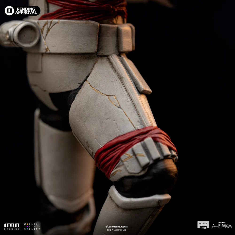 Iron Studios - Art Scale 1/10 - Star Wars : Ahsoka - Night Trooper Statue 21cm - flash vidéo