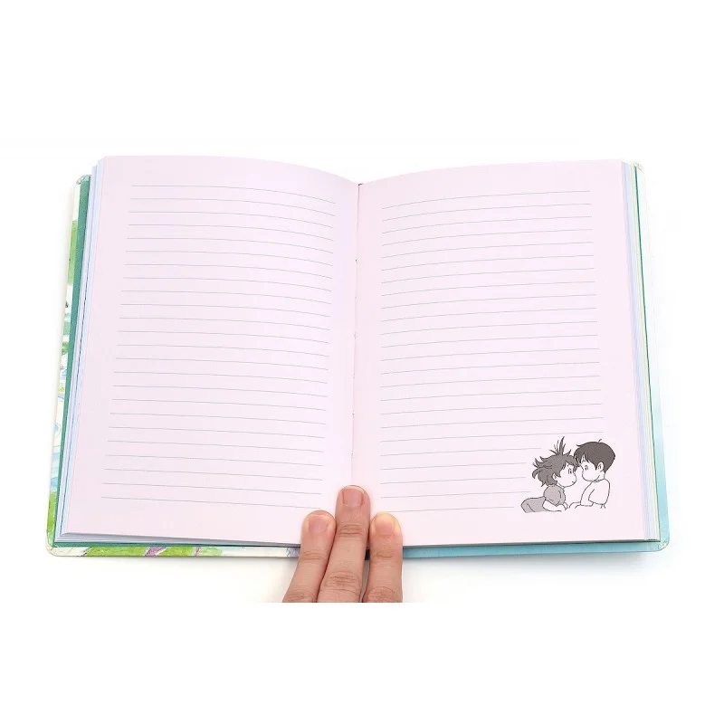 Ghibli - Ponyo sur la falaise - Carnet de notes à couverture Ponyo et Sosuke - flash vidéo