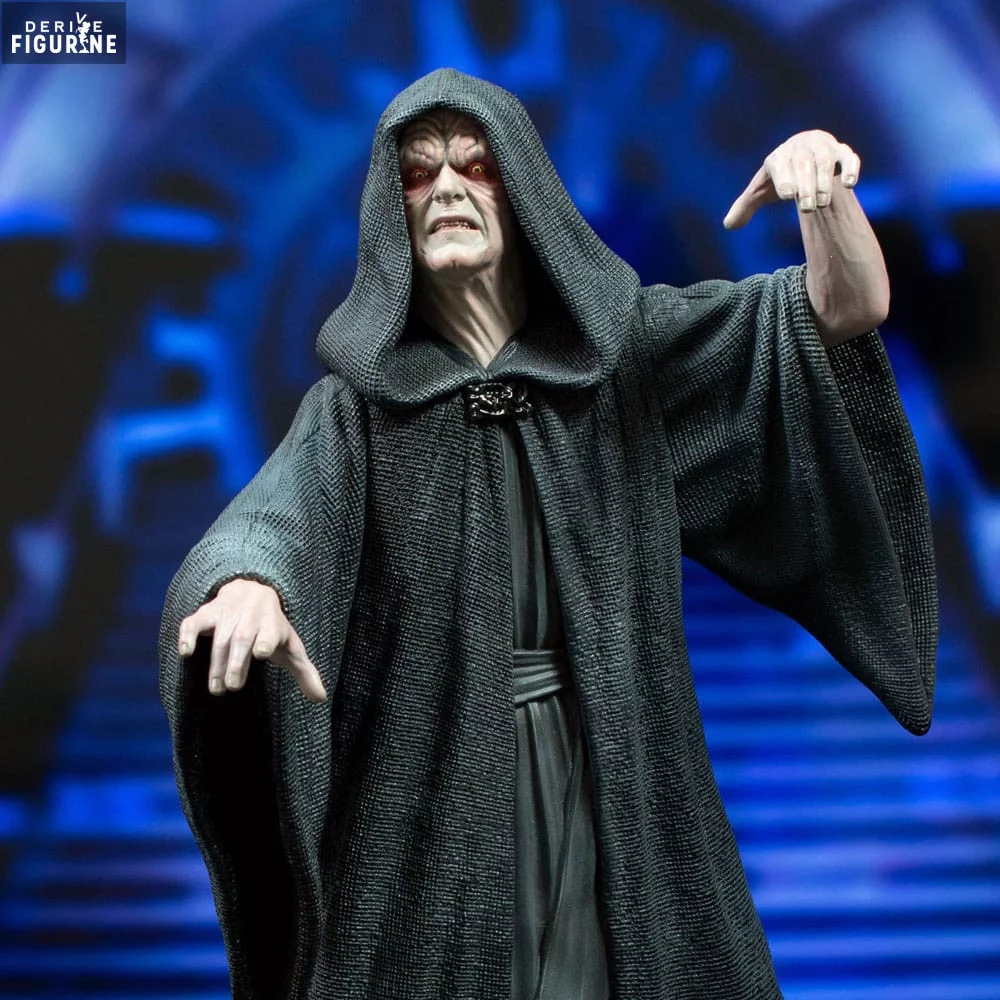 Diamond Select Toys - Star Wars : Le Retour du Jedi - Empereur Palpatine Statue Milestones 1/6 30cm - flash vidéo