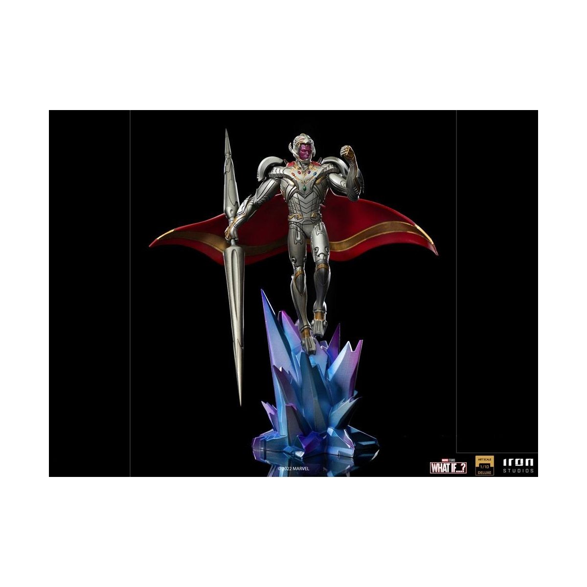 Iron Studios - Deluxe Arts Scale 1/10 - Marvel - What If...? - Infinity Ultron Statue 36cm - flash vidéo