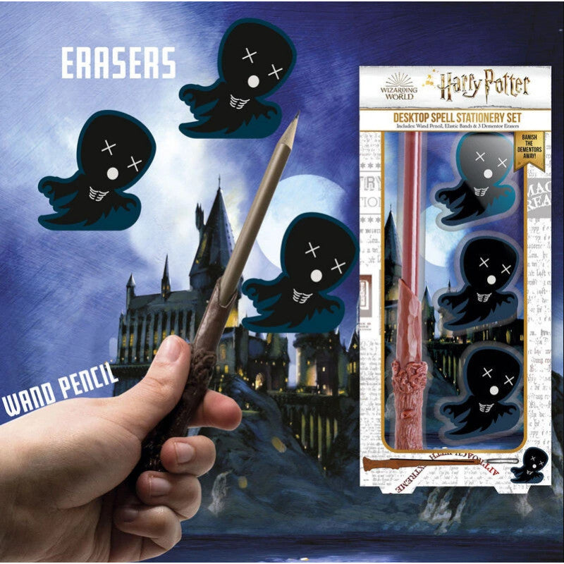 Harry Potter - Crayon Baguette Tireur avec Gomme - flash vidéo