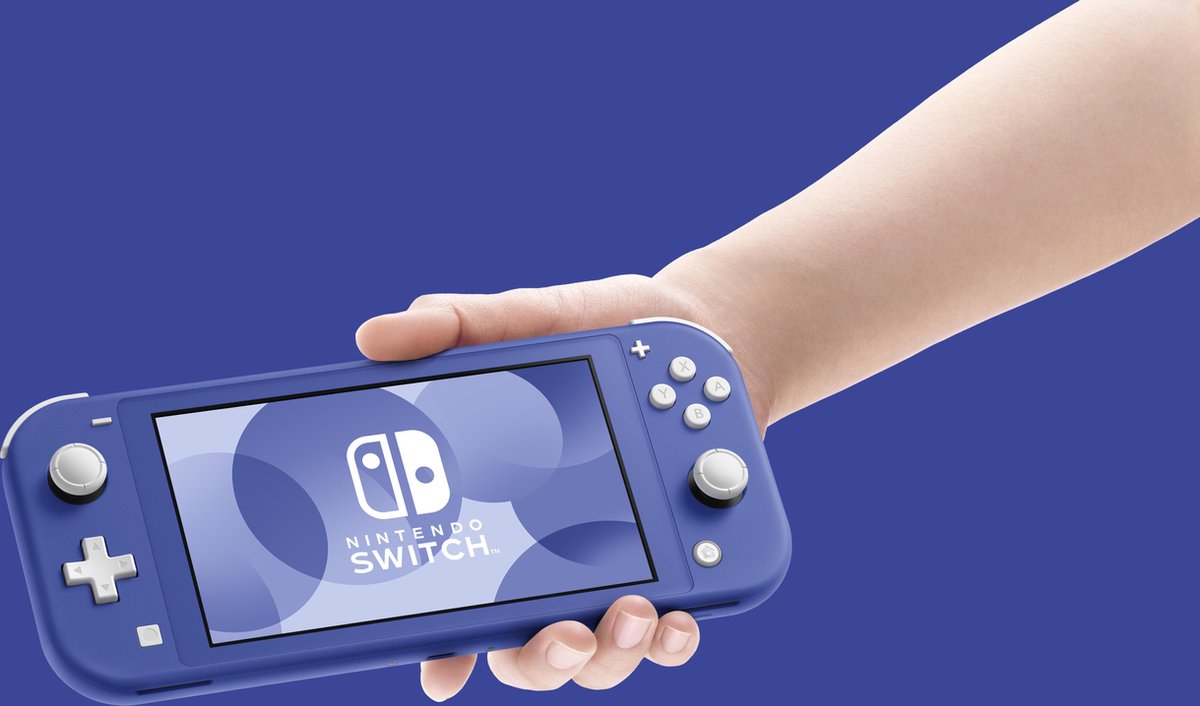 Nintendo Switch Lite Blue - flash vidéo