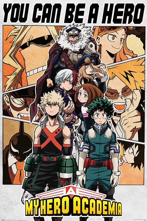 My Hero Academia - Soit un Héro Maxi Poster - flash vidéo