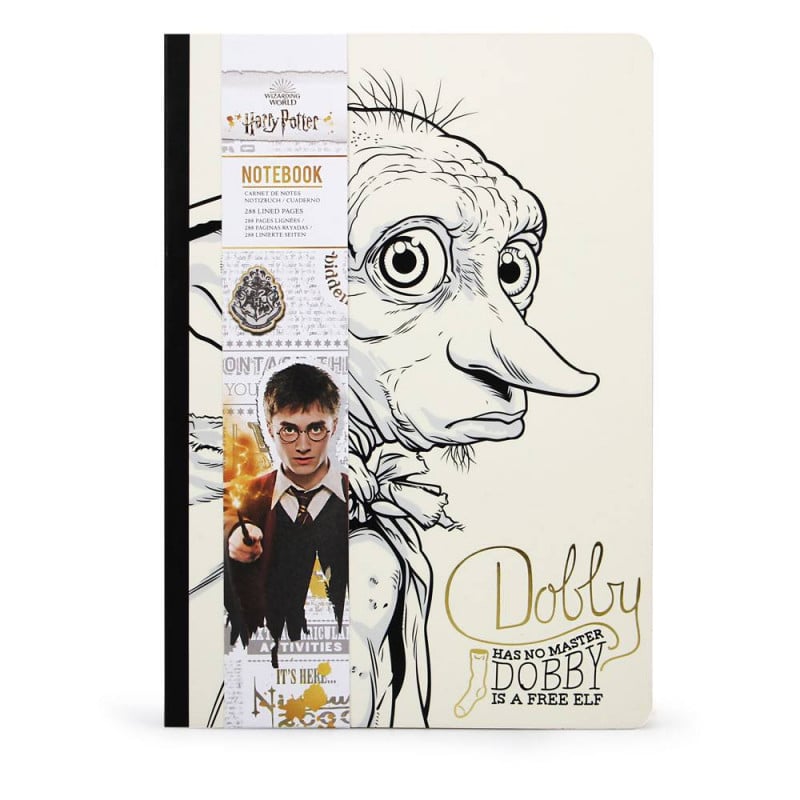 Harry Potter - Carnet de note A5 souple Dobby - flash vidéo