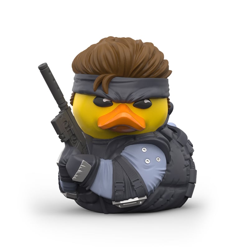 TUBBZ Canard de bain à collectionner - Metal Gear Solid - Solid Snake (Édition standard) - flash vidéo