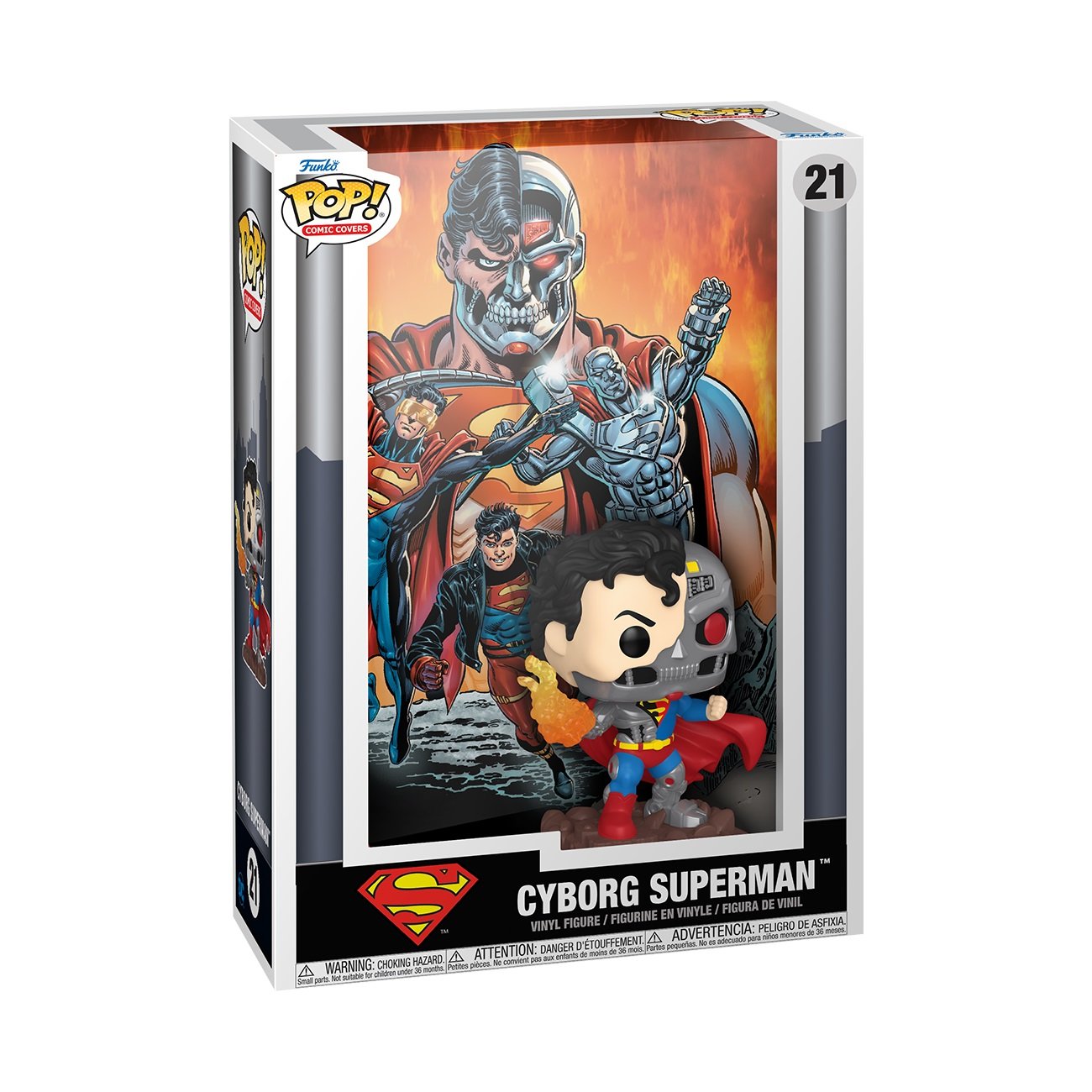 Funko Pop! Comic Cover: DC Comics - Cyborg Superman - flash vidéo
