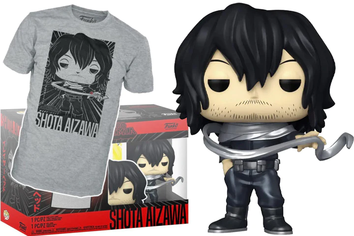 Funko Pop! & Tee: My Hero Academia: Shota Aizawa - XL - flash vidéo