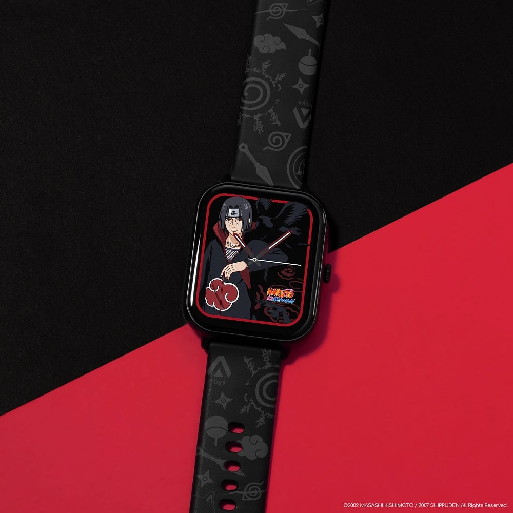 Abyx Fit - Touch 3 - Montre connectée Naruto Shippuden - Itachi Uchiwa - flash vidéo