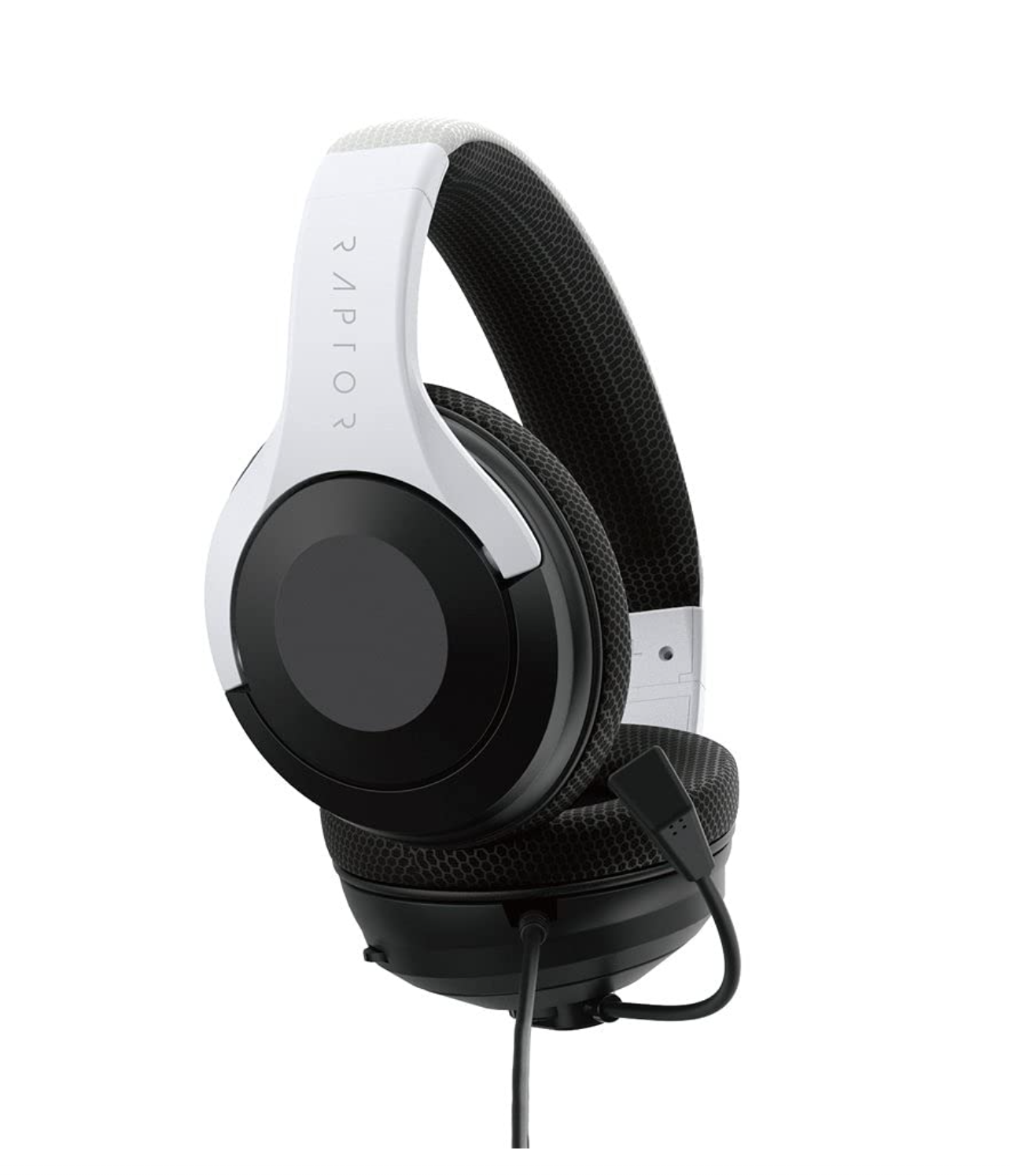 Raptor Gaming - Casque de jeu stéréo filaire H300 Blanc pour PS4/PS5, Xbox Series X|S et Windows 10/11 - flash vidéo