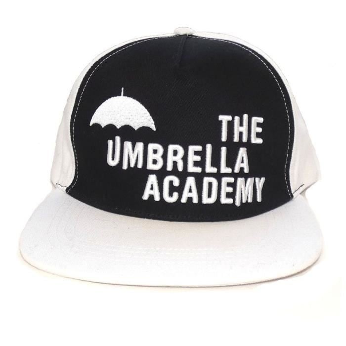 The Umbrella Academy - Casquette Snapback Noire et Blanche Logo - flash vidéo