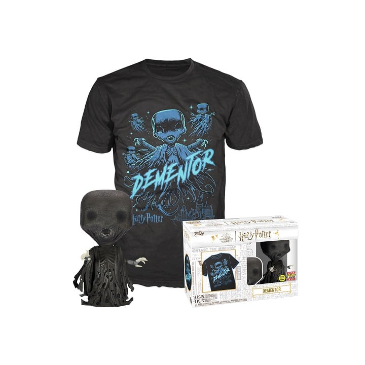 Funko Pop! & Tee: Harry Potter - Dementor (Glow in the Dark) - L - flash vidéo