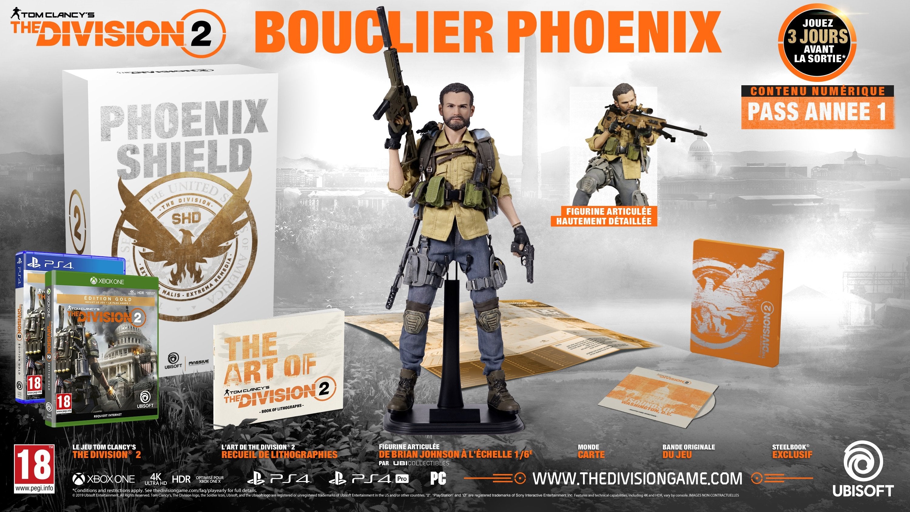 Tom Clancy's The Division 2 Phoenix Shield Collector's Edition - flash vidéo