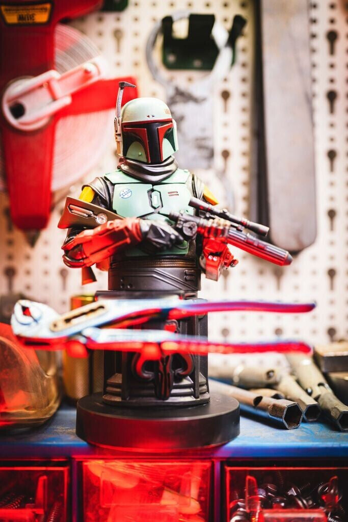 Cable Guys R.E.S.T - Le Mandalorien - Boba Fett Support pour Téléphone et Manette - flash vidéo