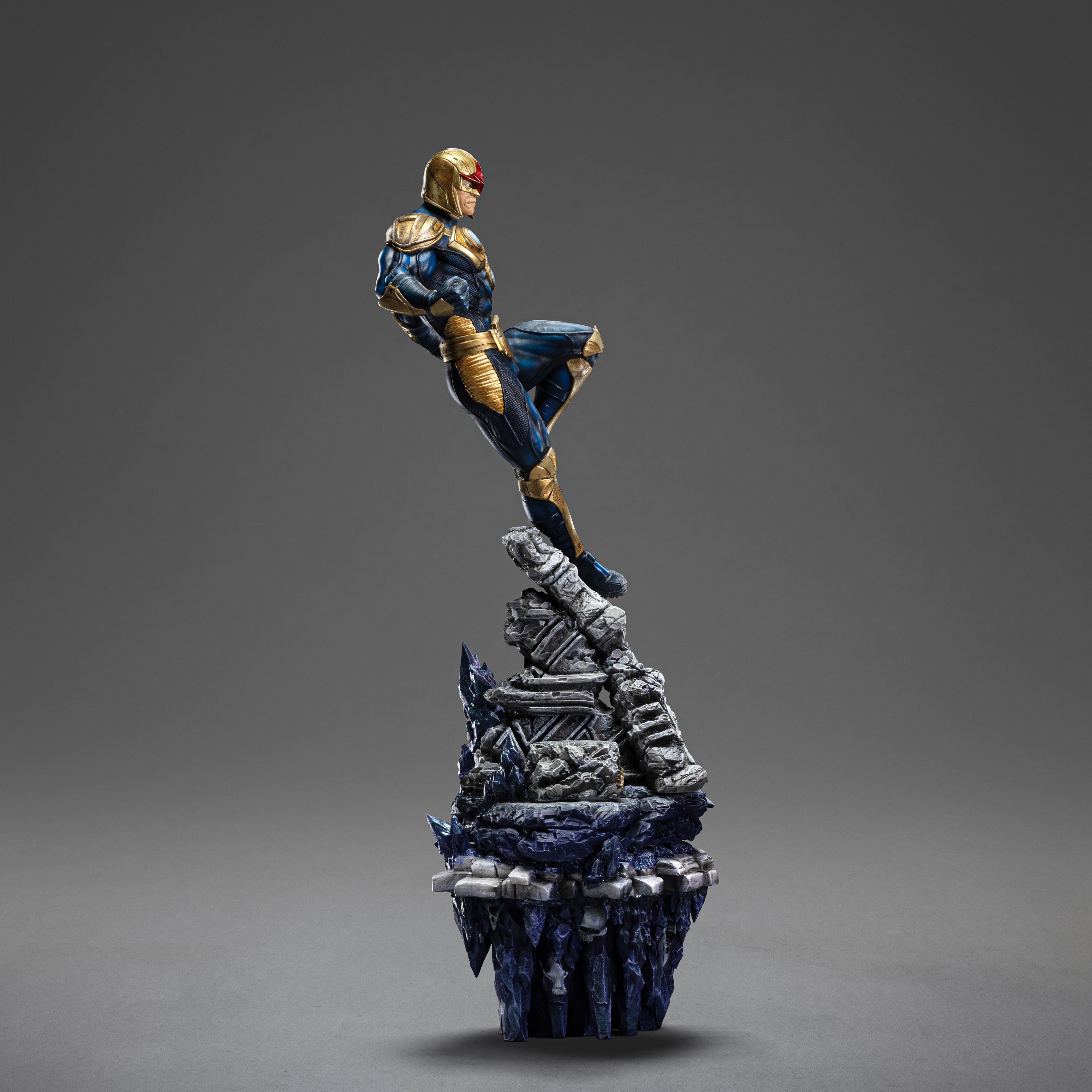 Iron Studios - Deluxe Art Scale 1/10 - Marvel - Nova Statue 41cm - flash vidéo
