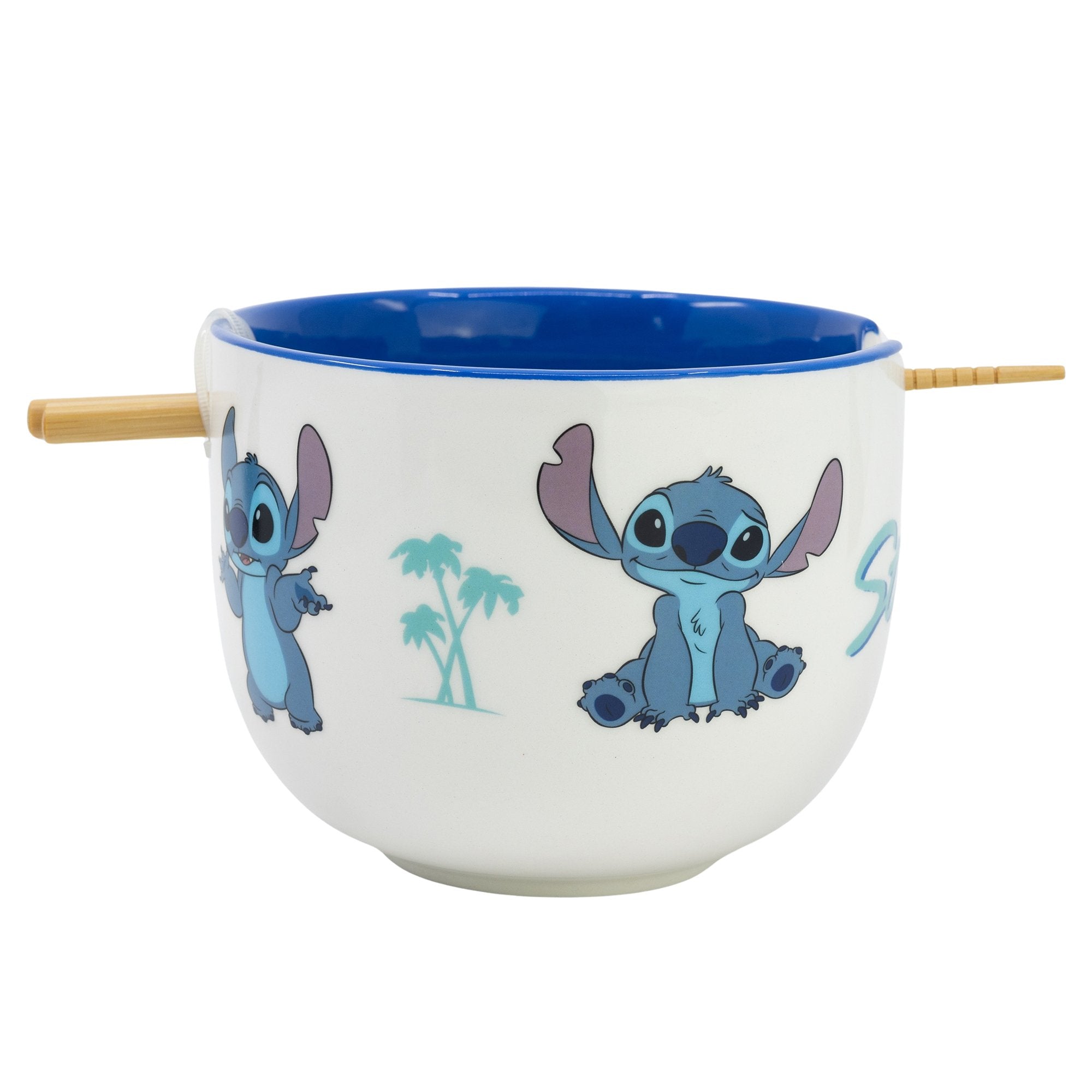 Disney - Bol à ramen avec baguettes Stitch - flash vidéo