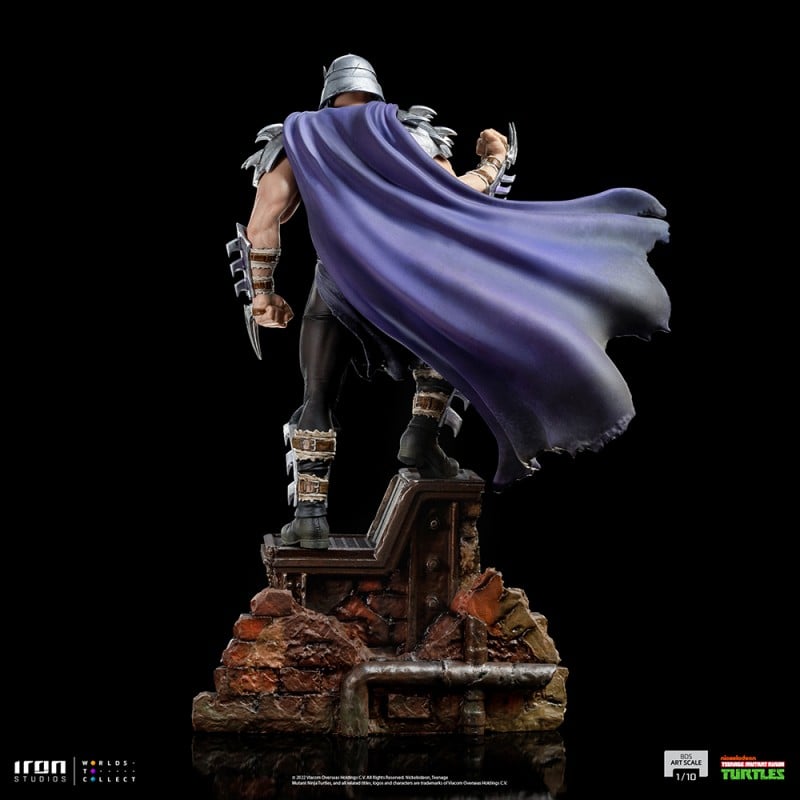 Iron Studios - BDS Arts Scale 1/10 - Teenage Mutant Ninja Turtles - Shredder Statue 28cm - flash vidéo