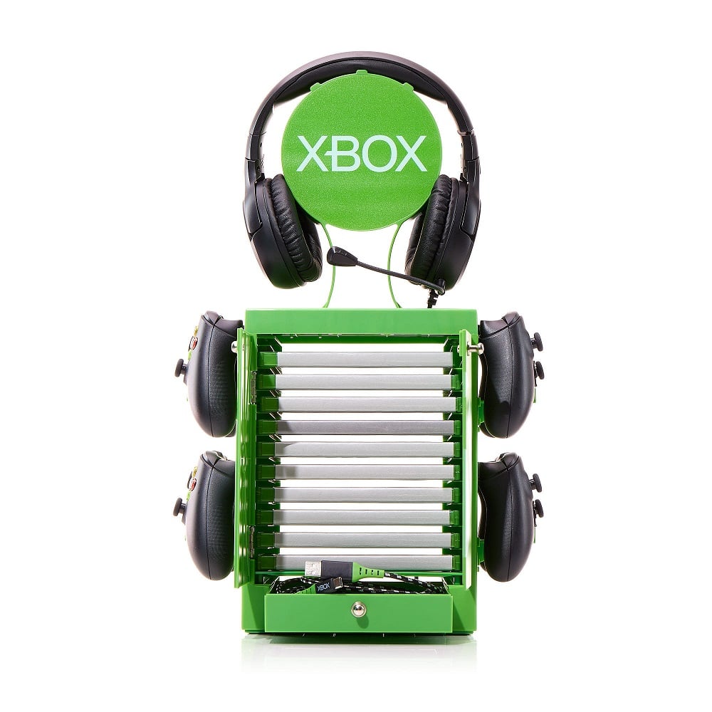 Numskull - Xbox - Meuble de rangement officiel nouvelle couleur pour gamer - flash vidéo