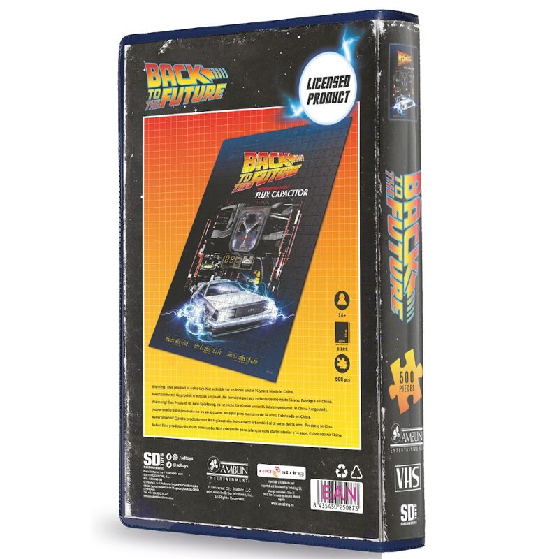 Retour vers le Futur - Puzzle en édition limitée 500 pcs - flash vidéo