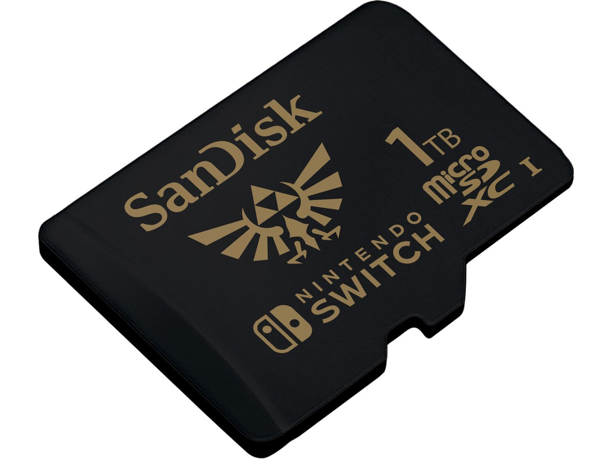 SanDisk - Carte mémoire microSDXC UHS-I 1 To Edition Zelda pour Nintendo Switch, Switch Lite et Switch OLED - flash vidéo