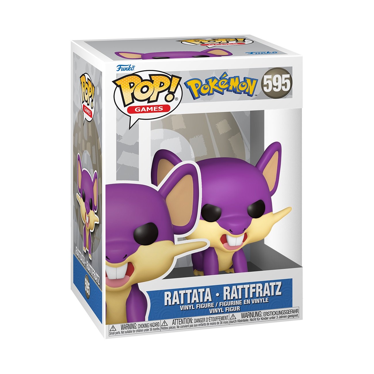 Funko Pop! Games: Pokémon - Rattata - flash vidéo