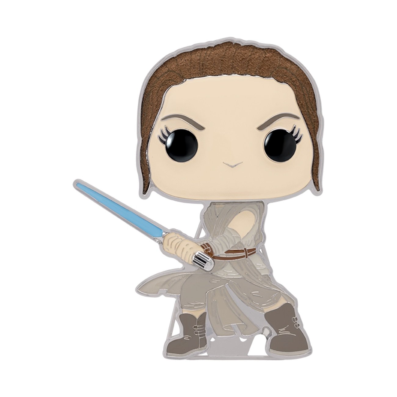 Funko Pop! Pin: Star Wars - Rey - flash vidéo
