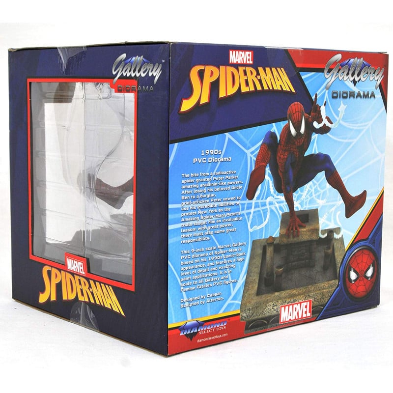 Diamond Select Toys - Marvel Gallery - Spider-Man 90's Statue 20cm - flash vidéo