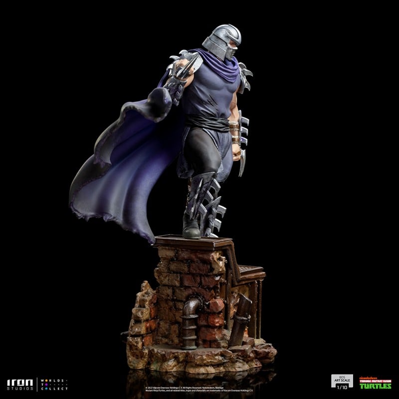 Iron Studios - BDS Arts Scale 1/10 - Teenage Mutant Ninja Turtles - Shredder Statue 28cm - flash vidéo