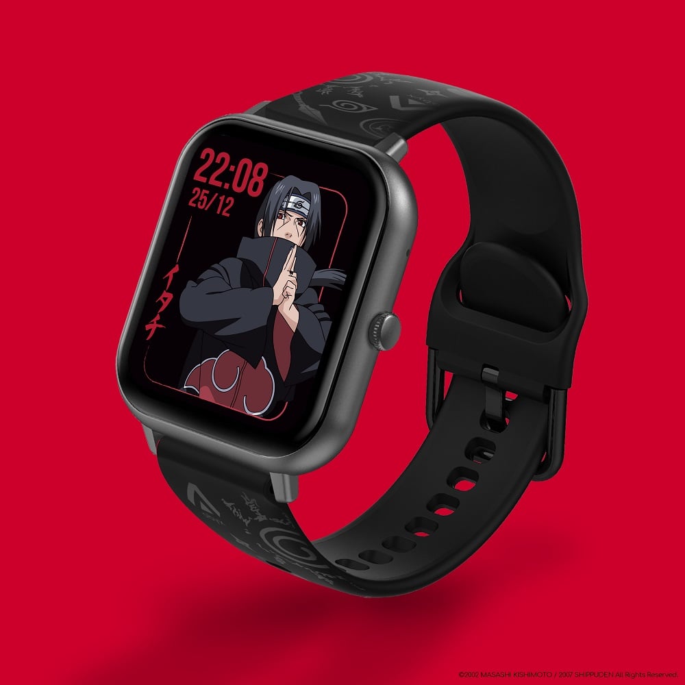 Abyx Fit - Touch 3 - Montre connectée Naruto Shippuden - Itachi Uchiwa - flash vidéo