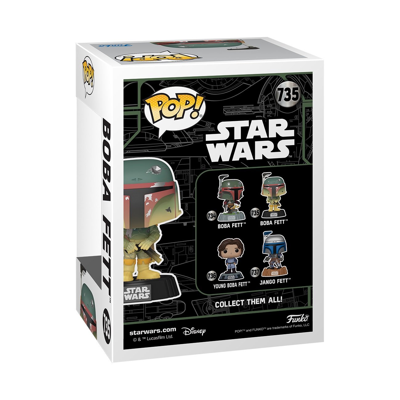 Funko Pop! Star Wars: Fett Legacy - Boba Fett (Glow in the Dark) - flash vidéo